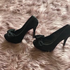 Suede Heels